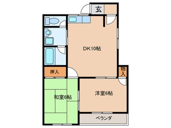 間取図 ムーニー室賀