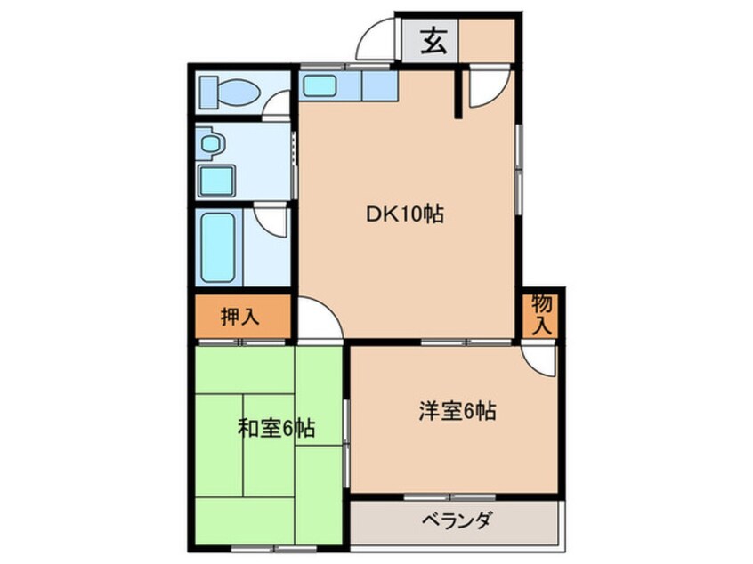 間取図 ムーニー室賀