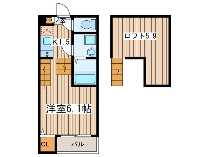 間取図 アーバンコート堀田