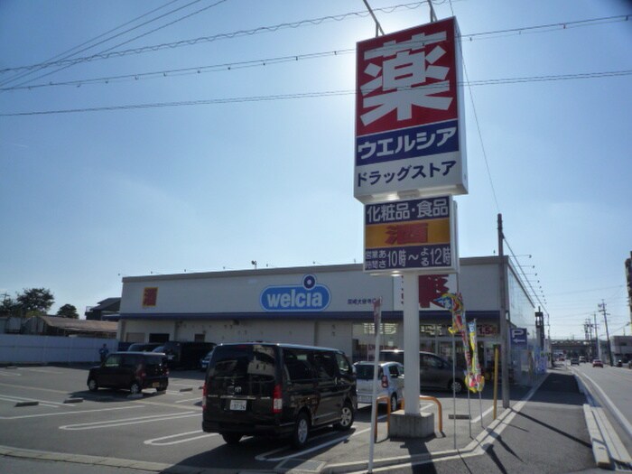 ウェルシア(ドラッグストア)まで860m パ－クサイド大門
