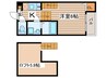 Yuu-Tao姫宮町 1Kの間取り