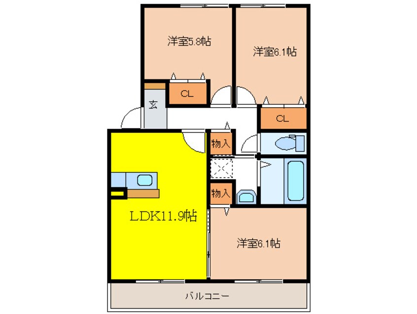 間取図 ロイヤルガ－デンなでしこ館