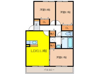 間取図 ロイヤルガ－デンなでしこ館