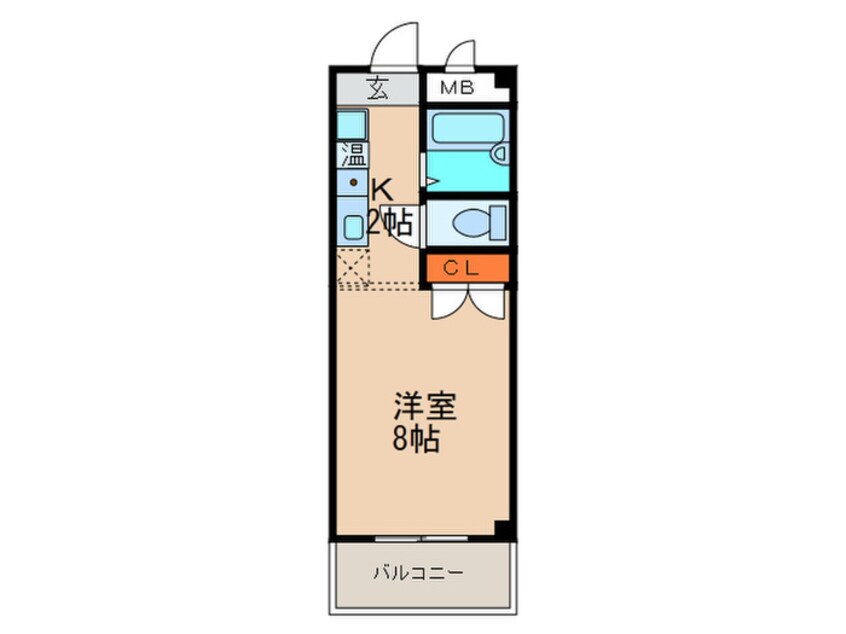 間取図 クリ－ン高蔵寺