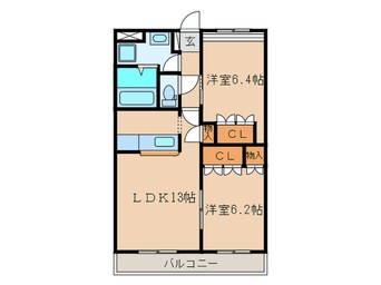 間取図 クオリティパレス