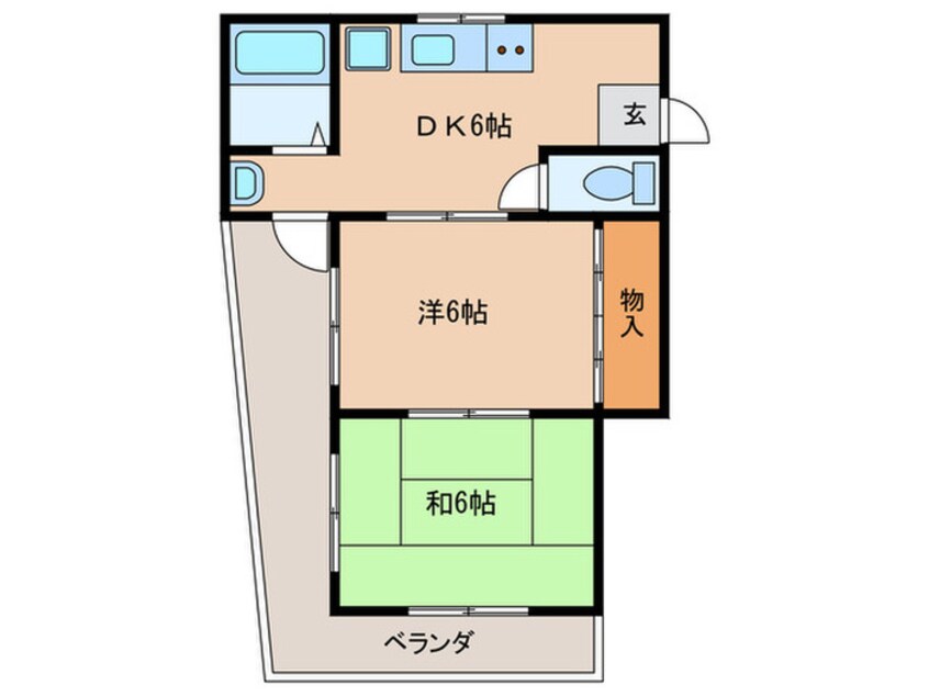 間取図 コーポ近藤