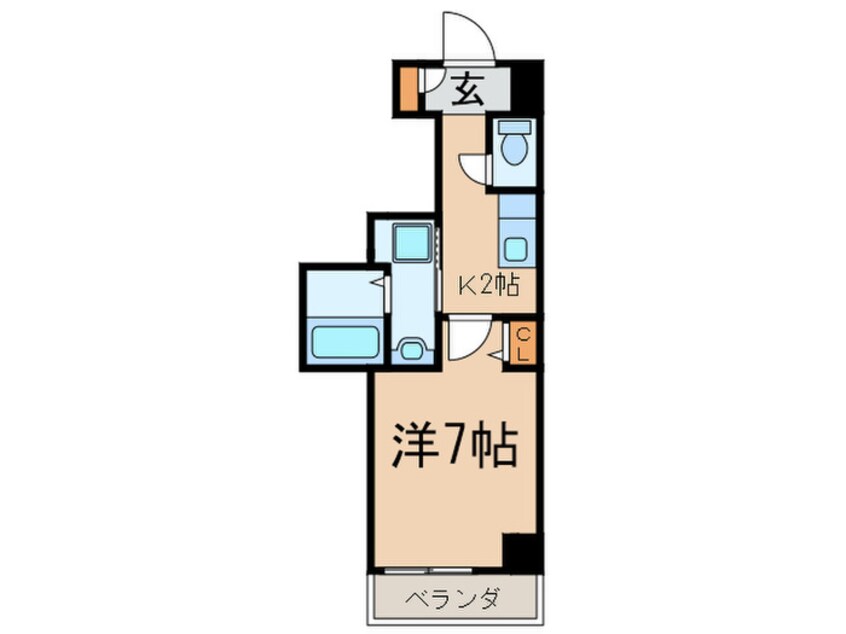 間取図 ＰＯＮＴＥ　ＡＬＴＯ新栄