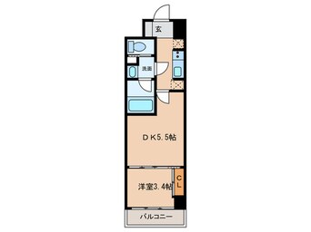 間取図 パークアクシス名古屋山王