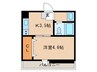 吉川屋ビル 1Kの間取り