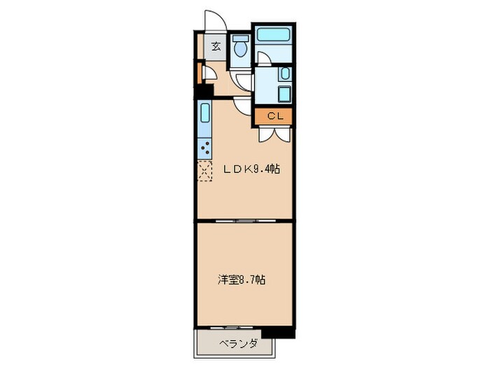 間取り図 ﾊﾟ-ｸｼﾃｨ上小田井ｽｶｲｺ-ﾄ(6F～7F)