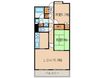 間取図 ﾊﾟ-ｸｼﾃｨ上小田井ｽｶｲｺ-ﾄ(9F～14F)