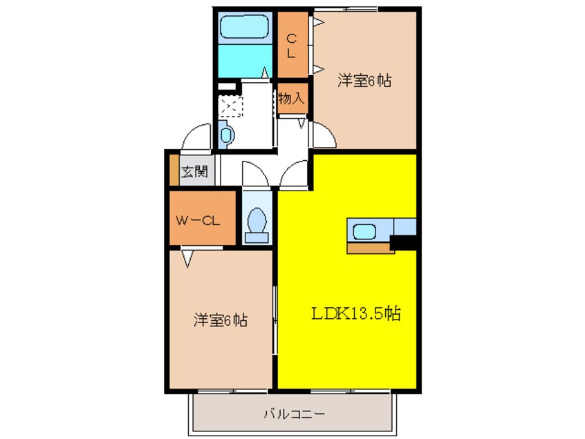 間取図 ブル－ムコ－ト