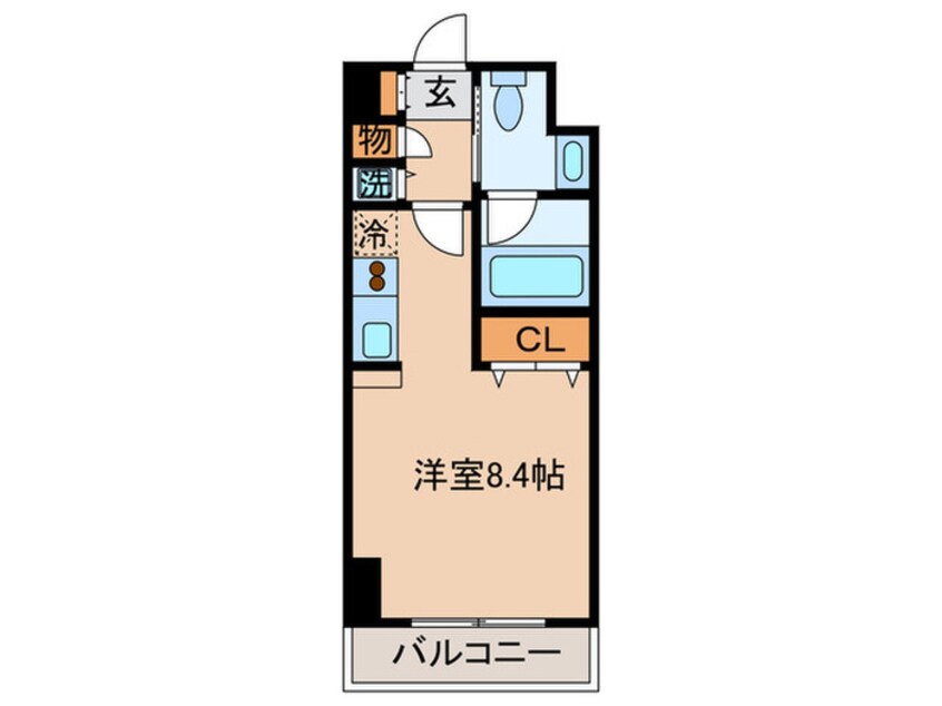 間取図 リヴシティ栄(1102)