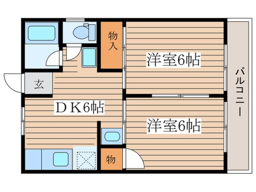 間取図 サンシャト－ルスズキ