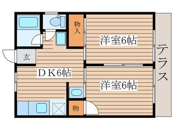 間取図 サンシャト－ルスズキ