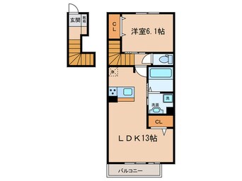 間取図 ハレクノ南陽茶屋