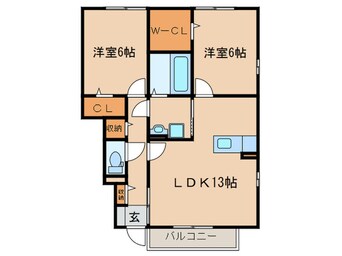 間取図 シャロンⅡ