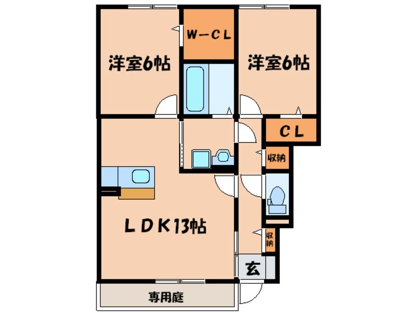 間取図 シャロンⅡ