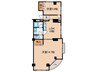 伊勢山ハイツ（４０１） 2LDKの間取り