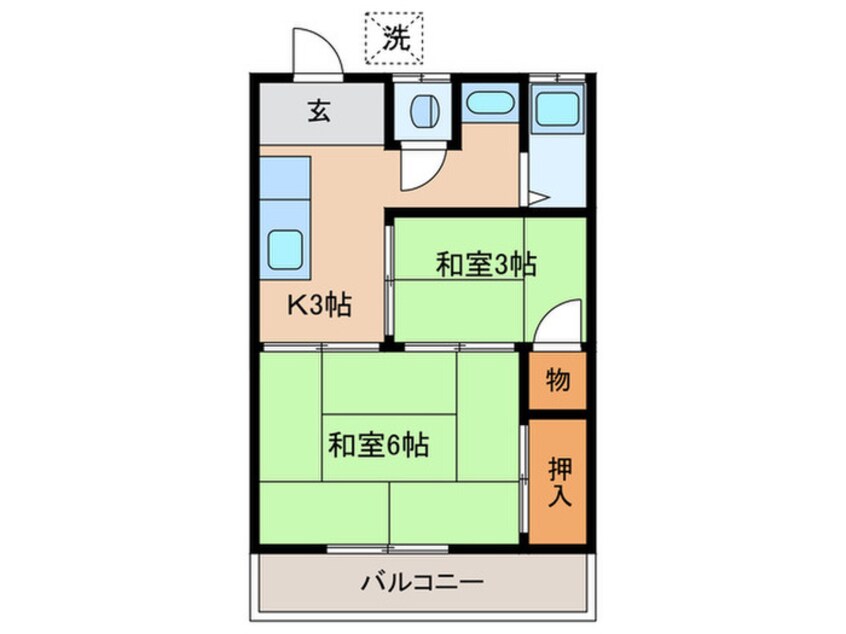 間取図 第一ことぶき荘