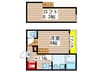 アイディールホーム”Ｌｉｌｙ” 1Rの間取り