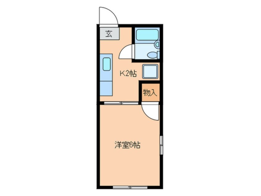 間取図 シテｨ－ハイムヒラシバ