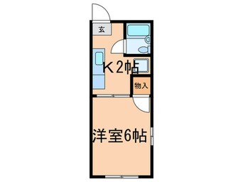 間取図 シテｨ－ハイムヒラシバ