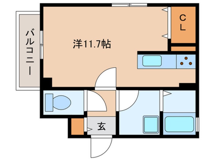 間取図 フォレストビレッジ大正町