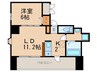 アビタシオン鶴舞 1LDKの間取り