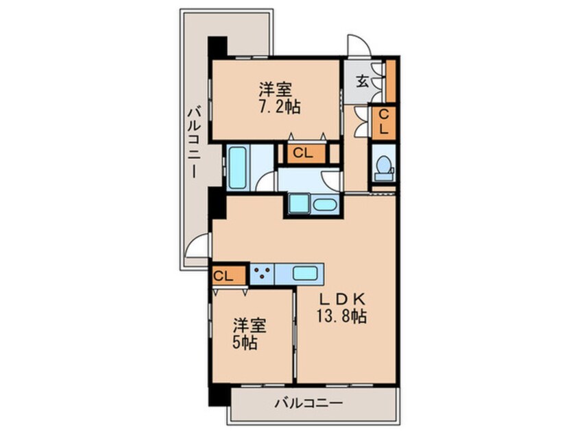 間取図 テラッツァ白壁