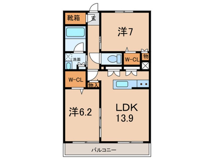 間取図 テラッツァ白壁