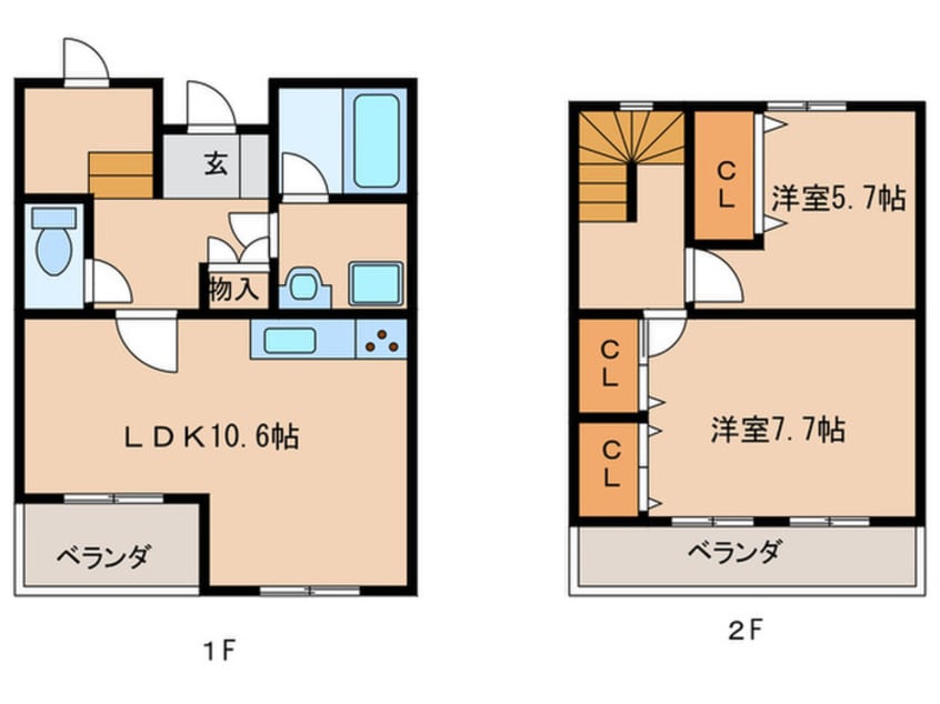 間取図 スカイパール