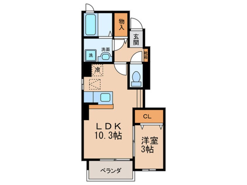 間取図 馬車道館