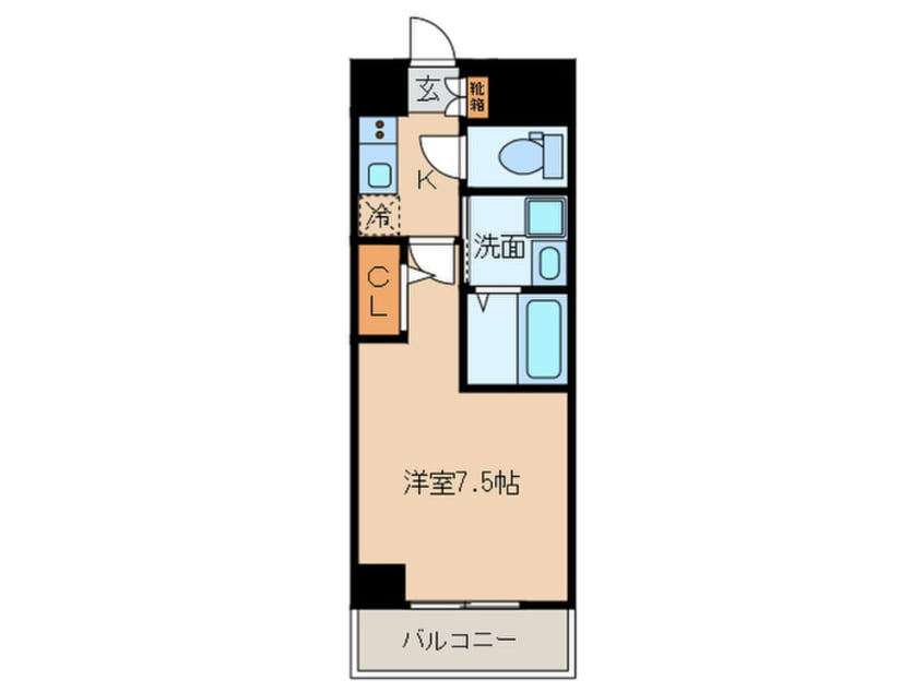 間取図 パルティール新栄