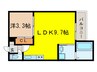 ＧＲＡＮＤＴＩＣ桜本町 1LDKの間取り