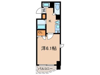 間取図 ﾌﾟﾚｻﾝｽ鶴舞ｸﾞﾘｰﾝﾊﾟｰｸ(707)