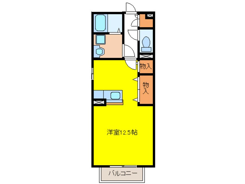 間取図 リベルテ住吉