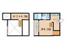 グローレ道徳 1Kの間取り