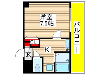 間取図 ルームⅠフジハイツ