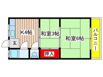 間取図 北前荘