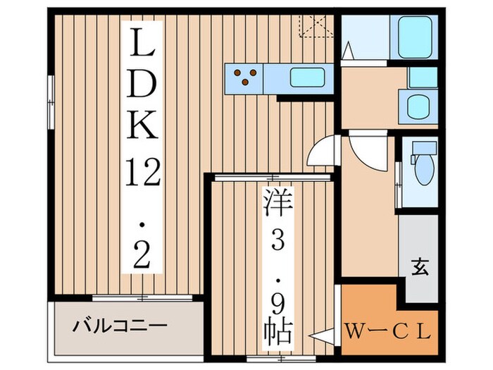 間取り図 Delica大江