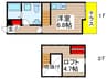 Fleurage 1Rの間取り