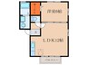 ロイヤルステ－ジ 1LDKの間取り