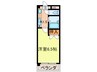 こばやしハイム 1Kの間取り