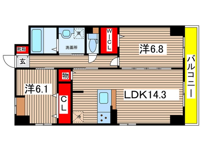 間取り図 GRAN DUKE高辻