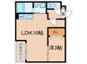 Jack kasaderaⅡ 1LDKの間取り