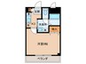 ラルジュ柳森 1Kの間取り