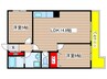 レナジア天白 2LDKの間取り
