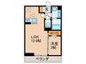 プラムⅥ 1LDKの間取り