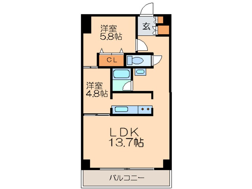 間取図 ＦＬＡＴＳ　ＧＡＺＥＲＹ